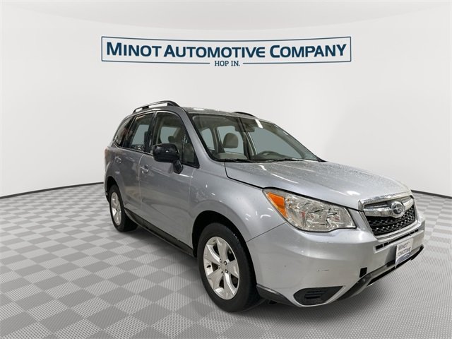 Used 2015 Subaru Forester i with VIN JF2SJABC8FH457184 for sale in Minot, ND