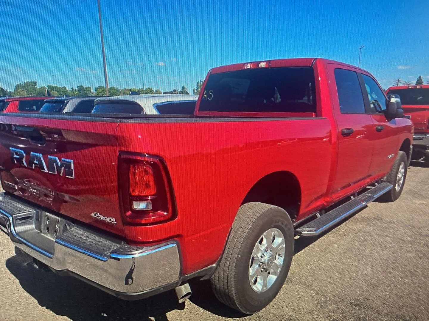 Used 2026 Molten Red Pearlcoat Ram Big Horn image 3