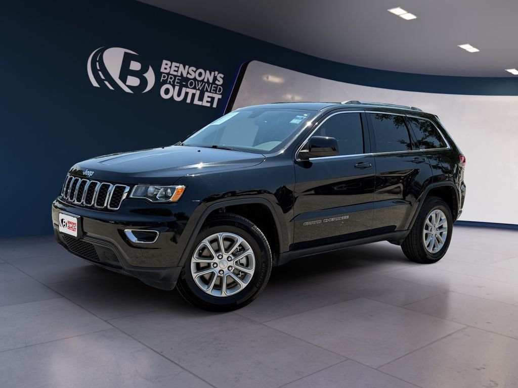 Used 2021 Black Jeep Laredo E image 1