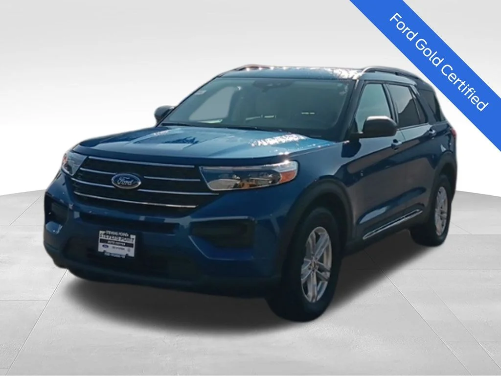 Used 2022 Atlas Blue Metallic Ford XLT image 3