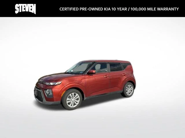 Used 2021 Orange Kia LX image 9