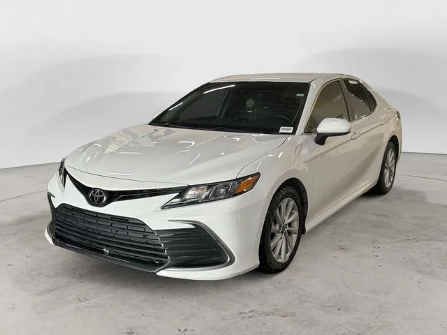 Used 2022 White Toyota LE image 1