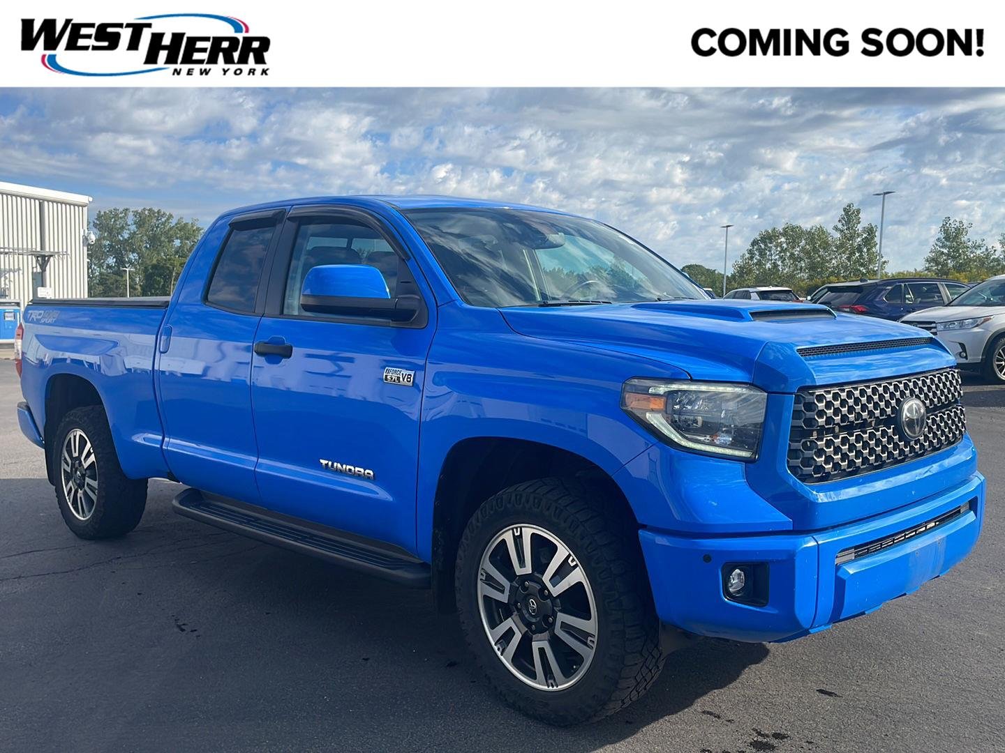 Used 2020 Voodoo Blue Toyota SR5 image 1