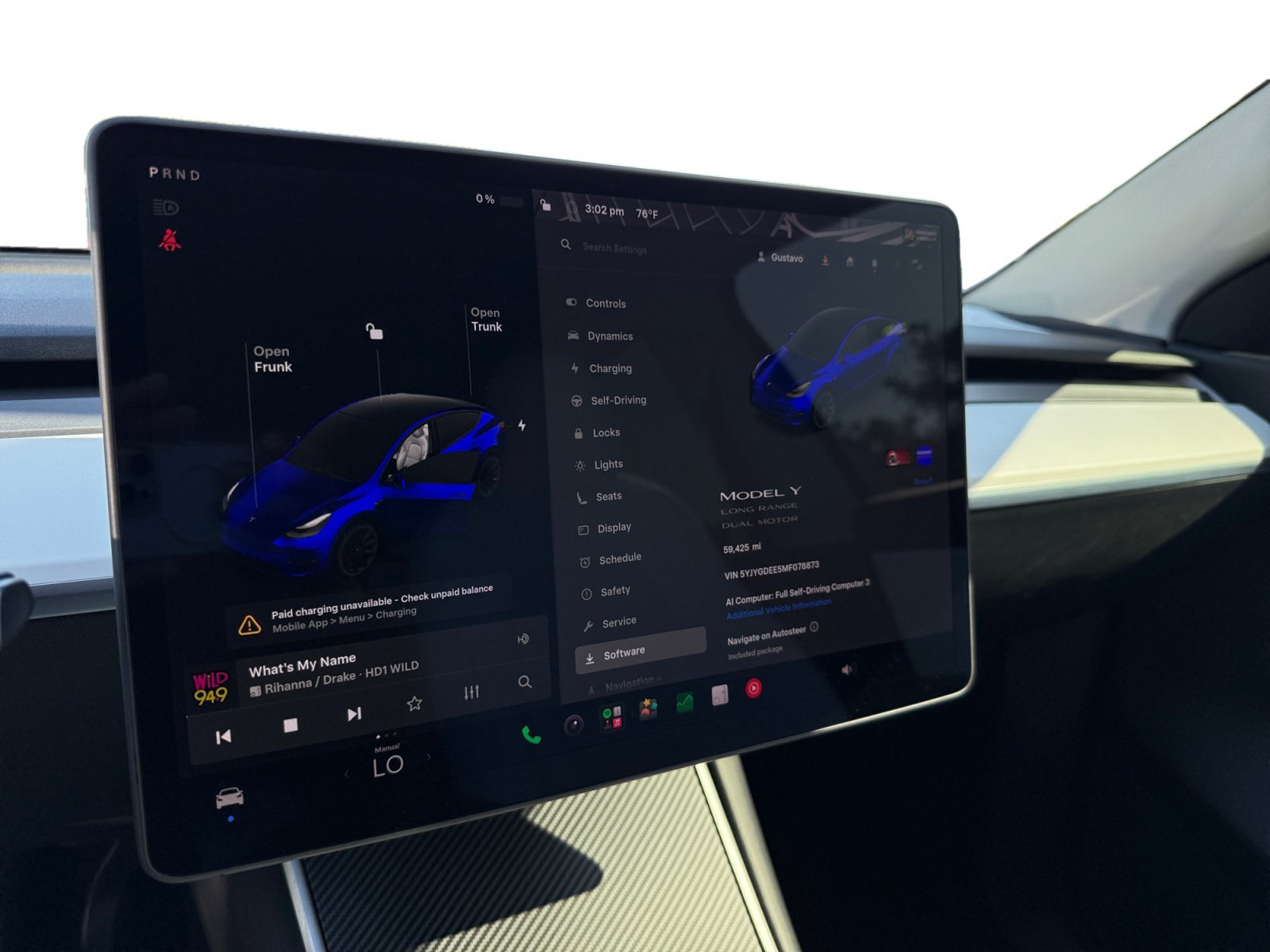 Used 2021 Deep Blue Metallic Tesla Long Range image 11