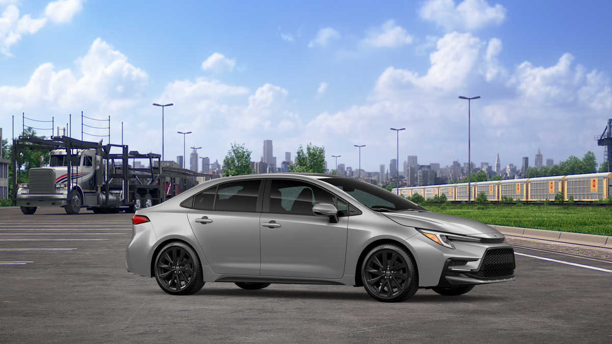 New 2026 Classic Silver Metallic with Midnight Black Metallic roof Toyota XSE image 13