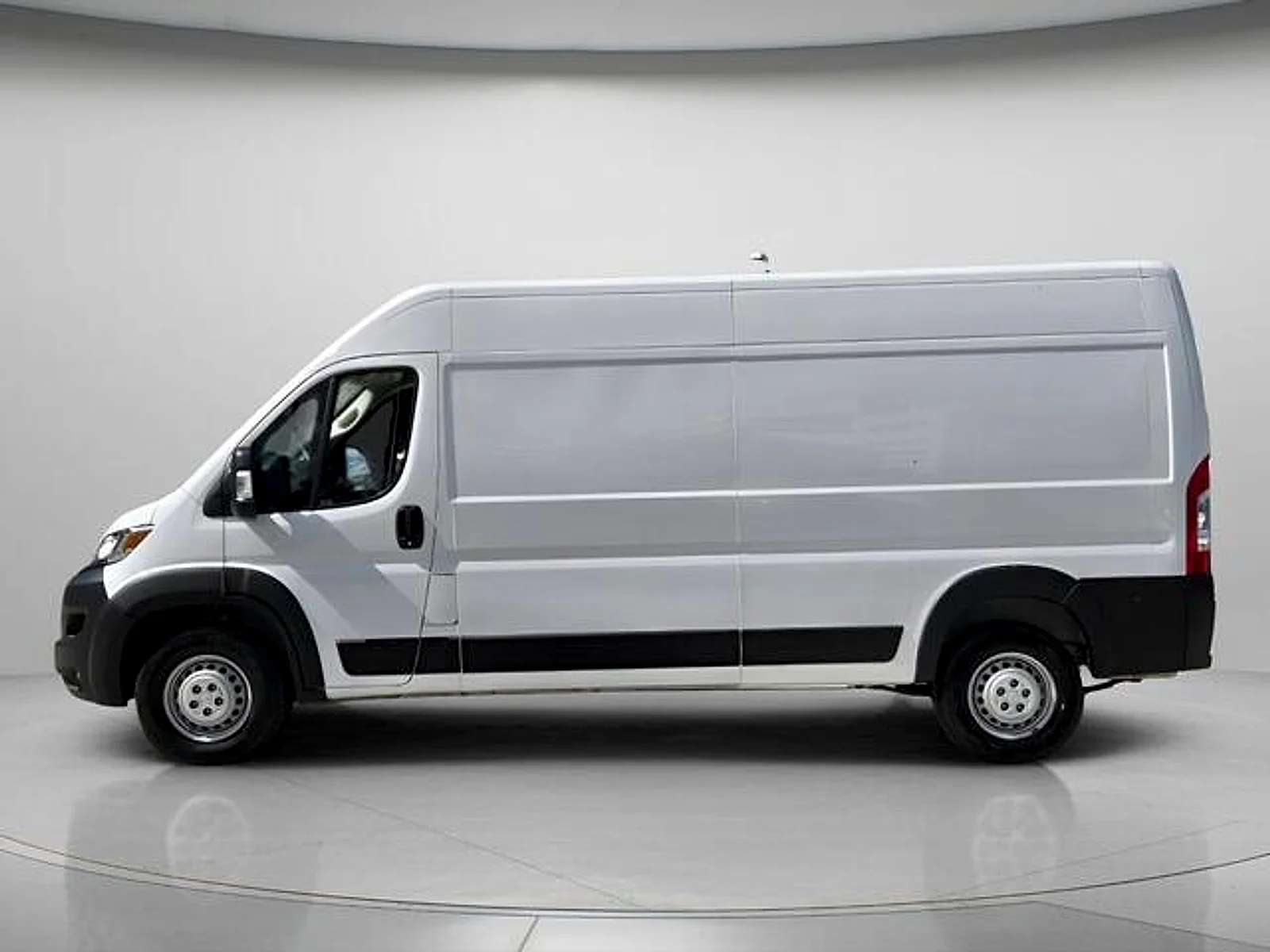 Used 2024 Bright White Clearcoat Ram Cargo Van Tradesman High Roof 159" WB w/Pass Seat image 3