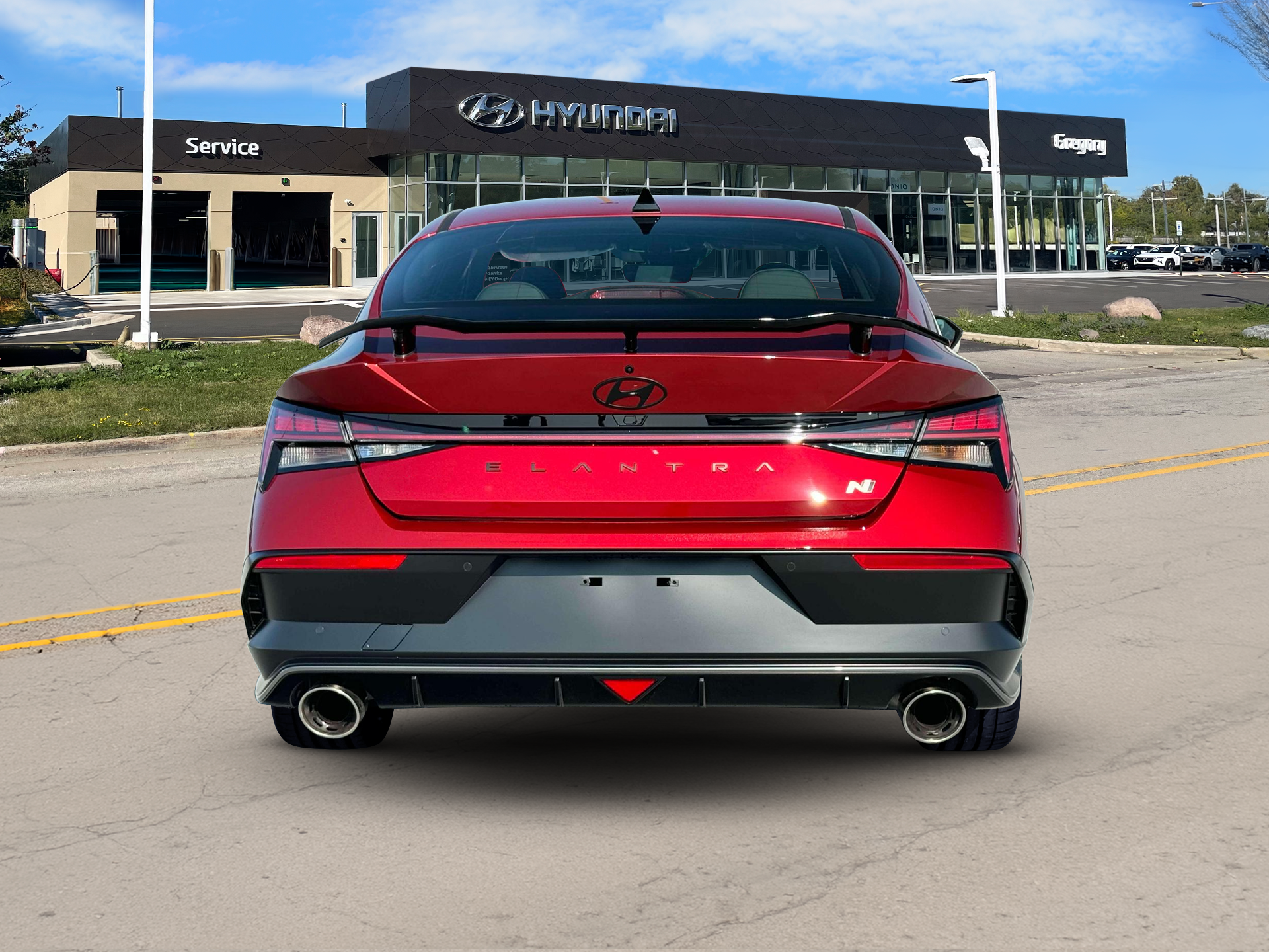 New 2025 Red Hyundai Sedan image 6