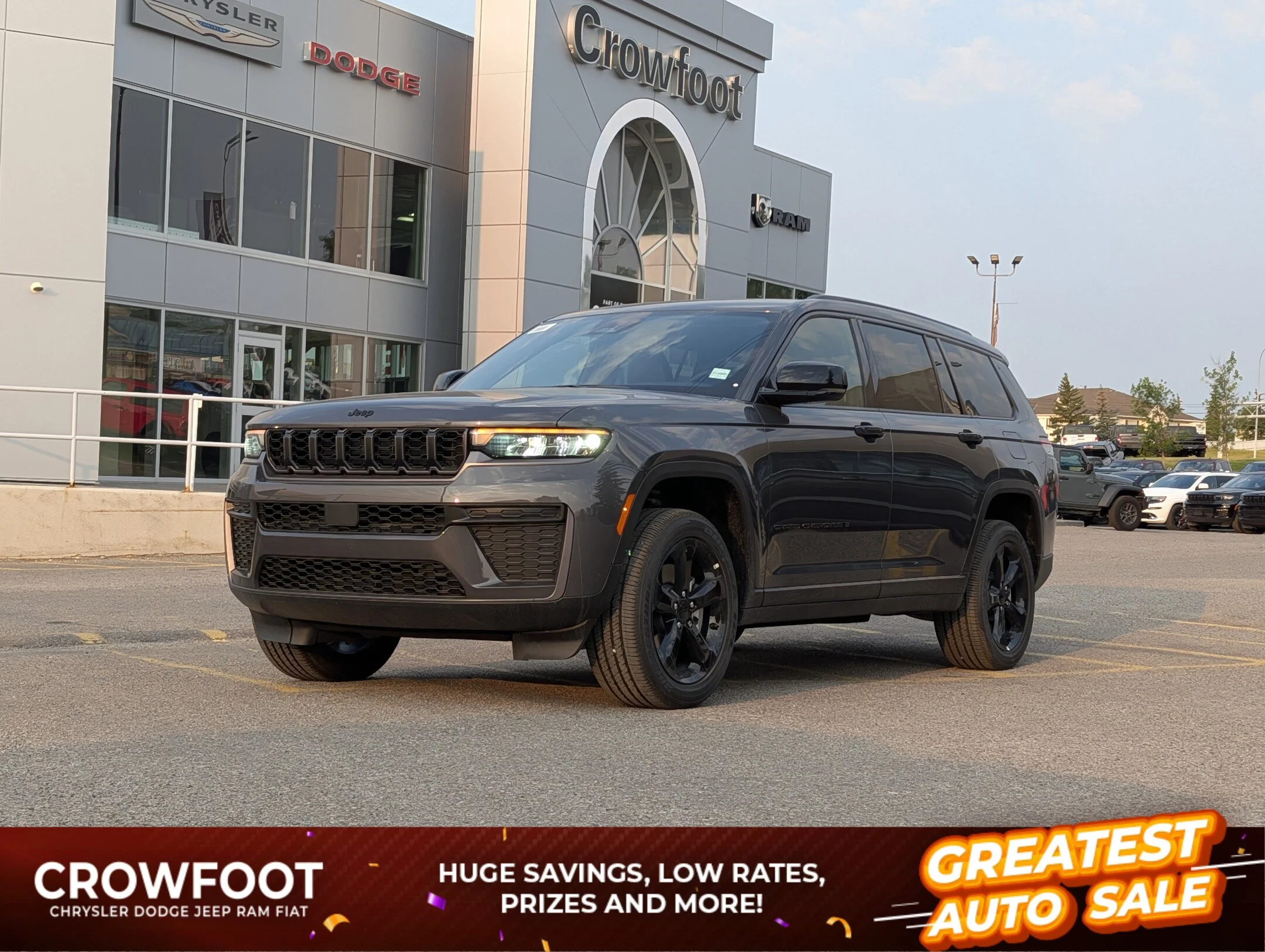 New 2026 Grey Jeep Altitude - - 20 Gloss Black Wheels - Capri Leatherette/Suede - Remote Start - Altitude Pkg & More! image 1