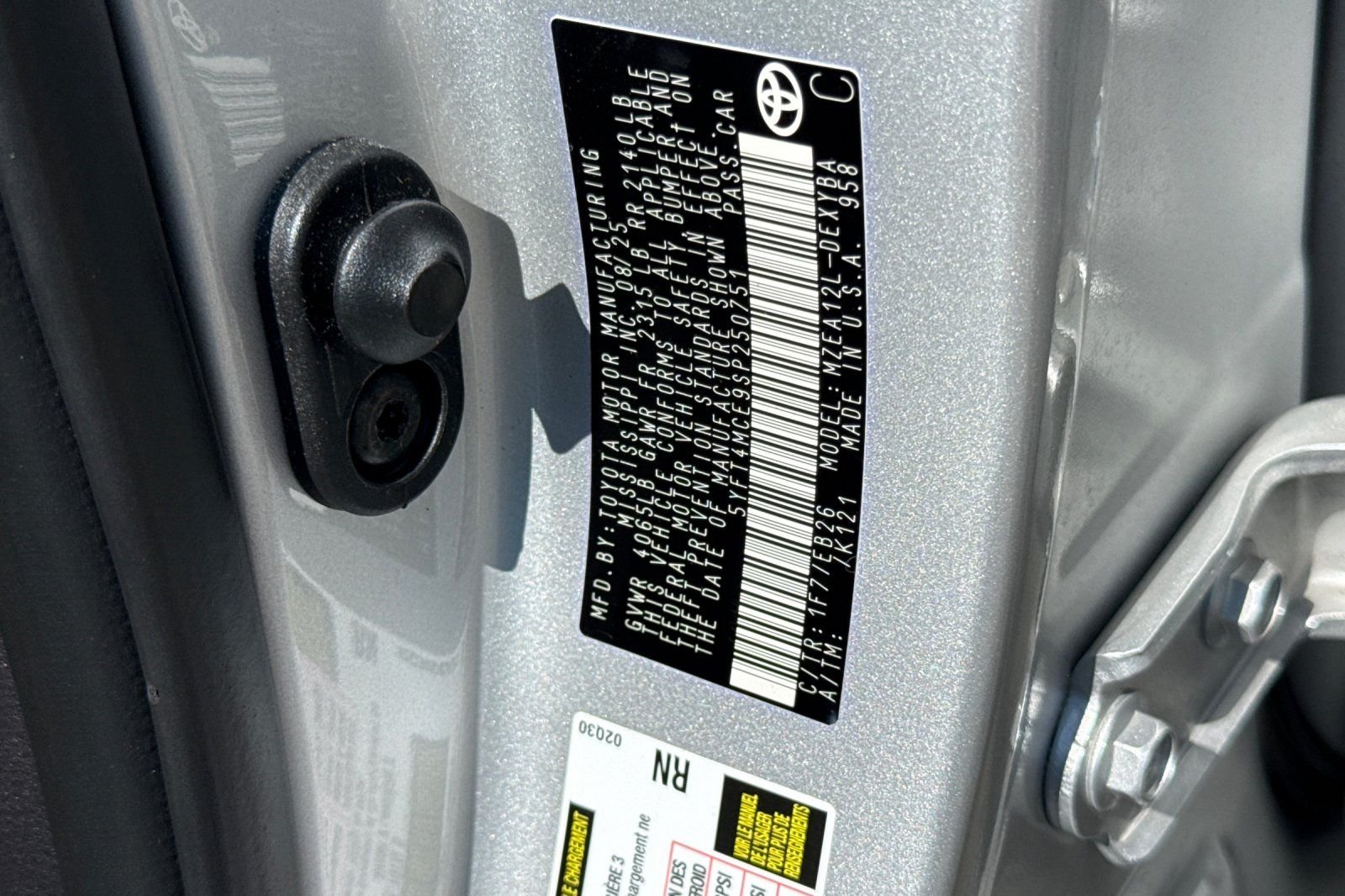 Used 2025 Silver Toyota XSE image 26
