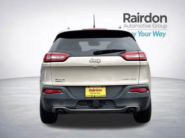 Used 2014 Cashmere Pearlcoat Jeep Limited image 7