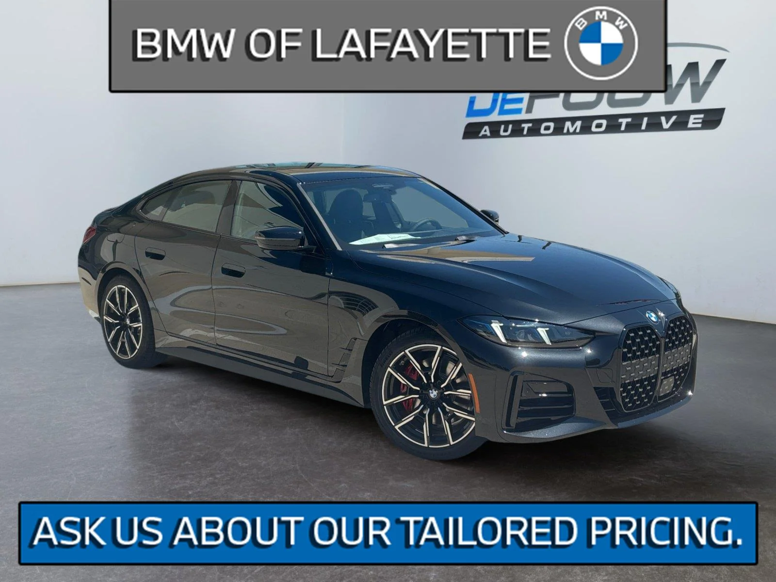 New 2026 Black Sapphire Metallic BMW 430i xDrive image 1