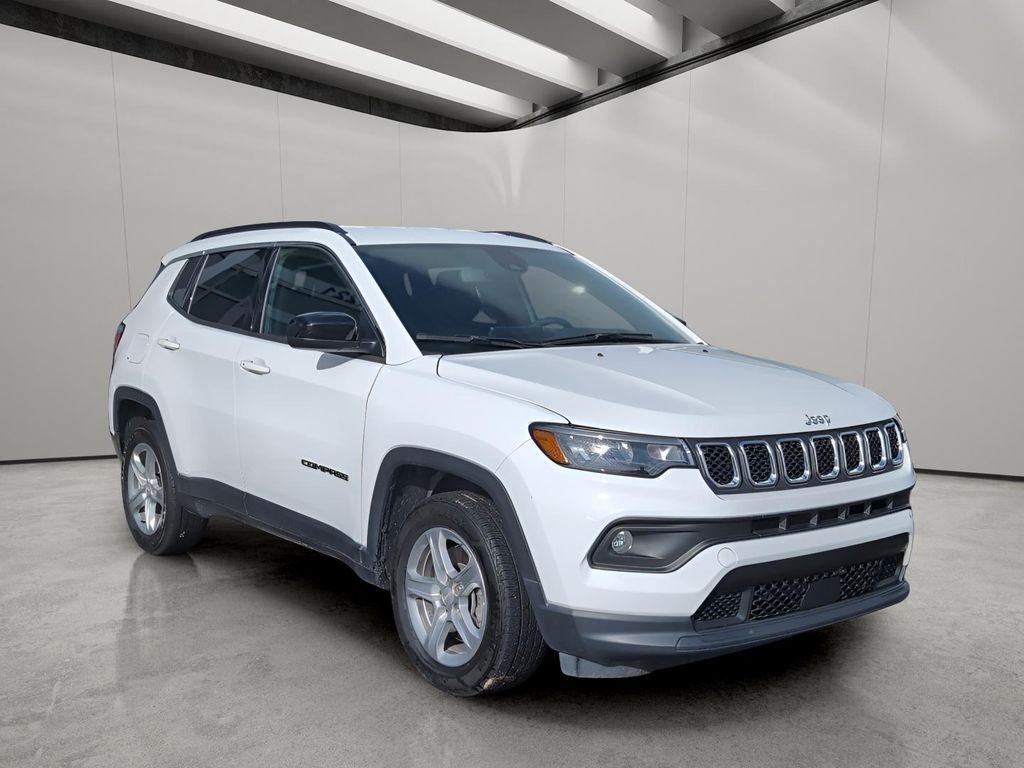 Used 2024 Bright White Clearcoat Jeep Latitude image 6