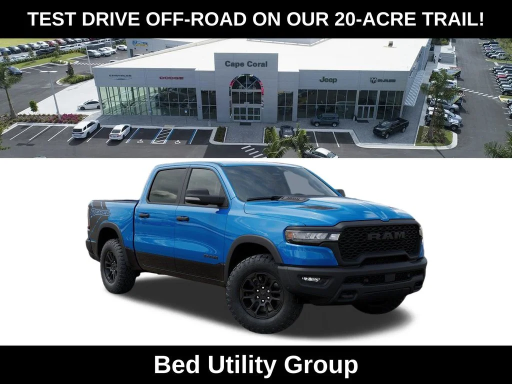 New 2026 Hydro Blue Pearl-Coat Exterior Paint RAM Rebel image 5
