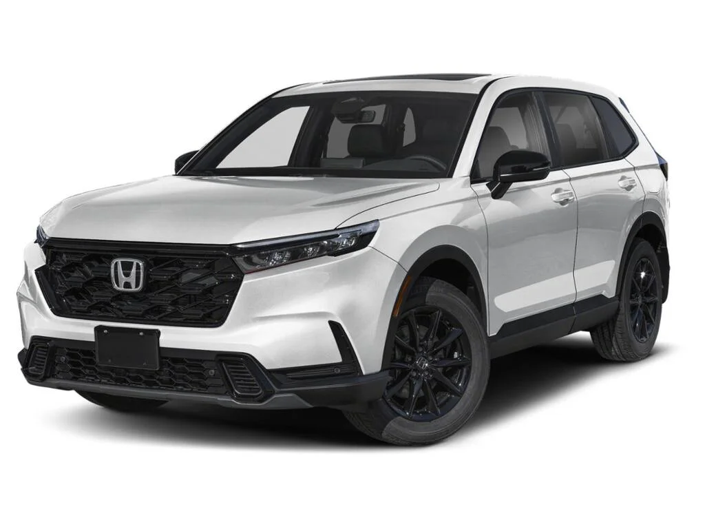 New 2026 Platinum White Pearl Honda EX-L HYBRID The CR-V at its absolute best. image 1
