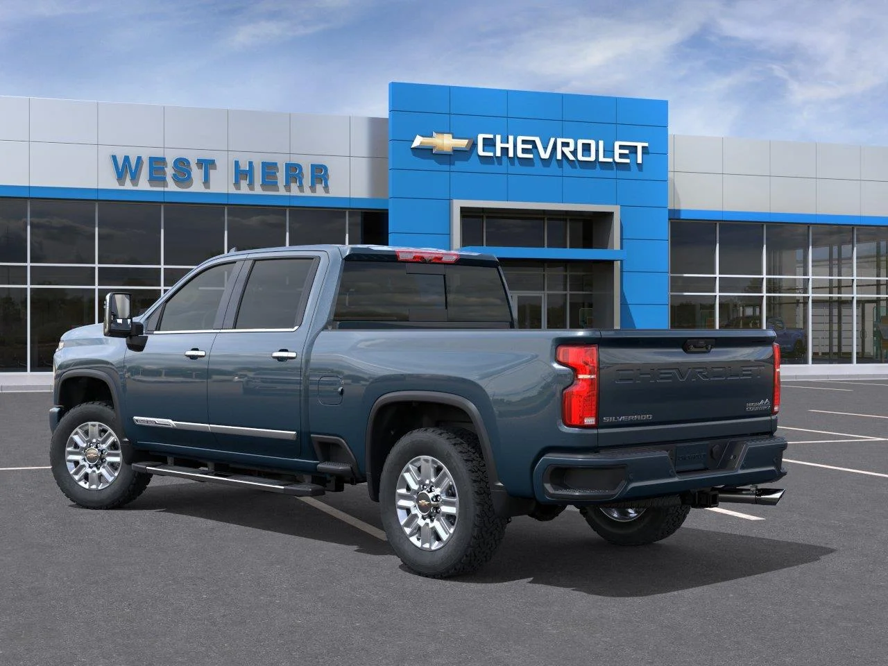 New 2026 Lakeshore Blue Metallic Chevrolet High Country image 3
