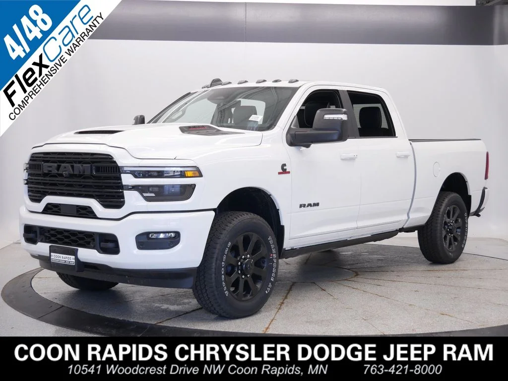 New 2026 Bright White Clear-Coat Exterior Paint Ram Laramie image 1