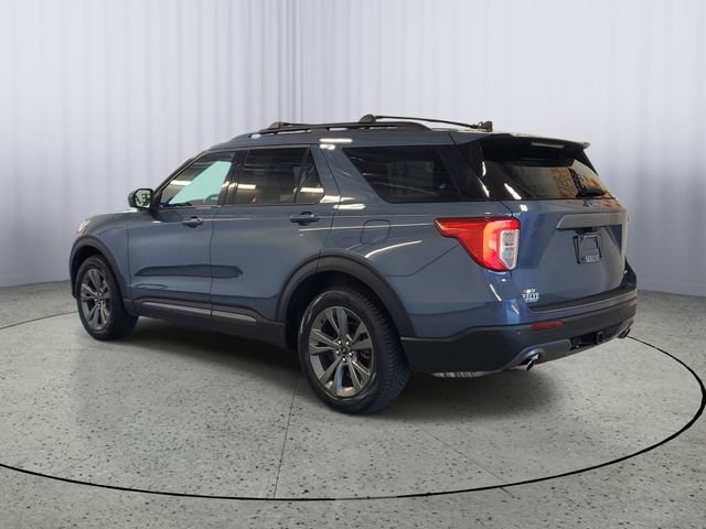 Certified Used 2021 Blue Ford XLT image 3
