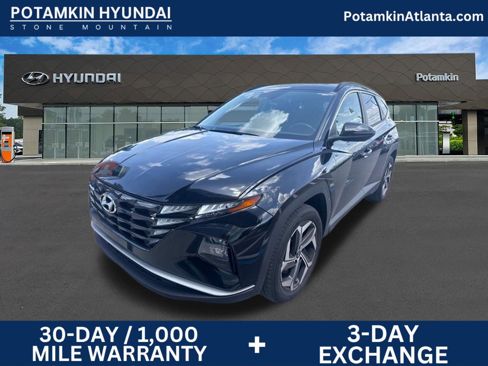 Used 2022 Phantom Black Hyundai SEL image 1