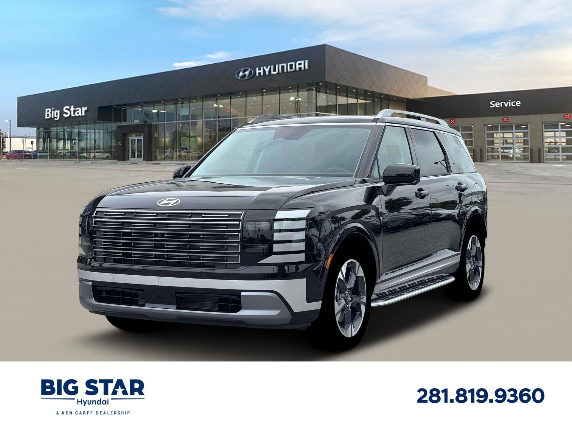 New 2026 Abyss Black Pearl Hyundai Limited FWD image 1