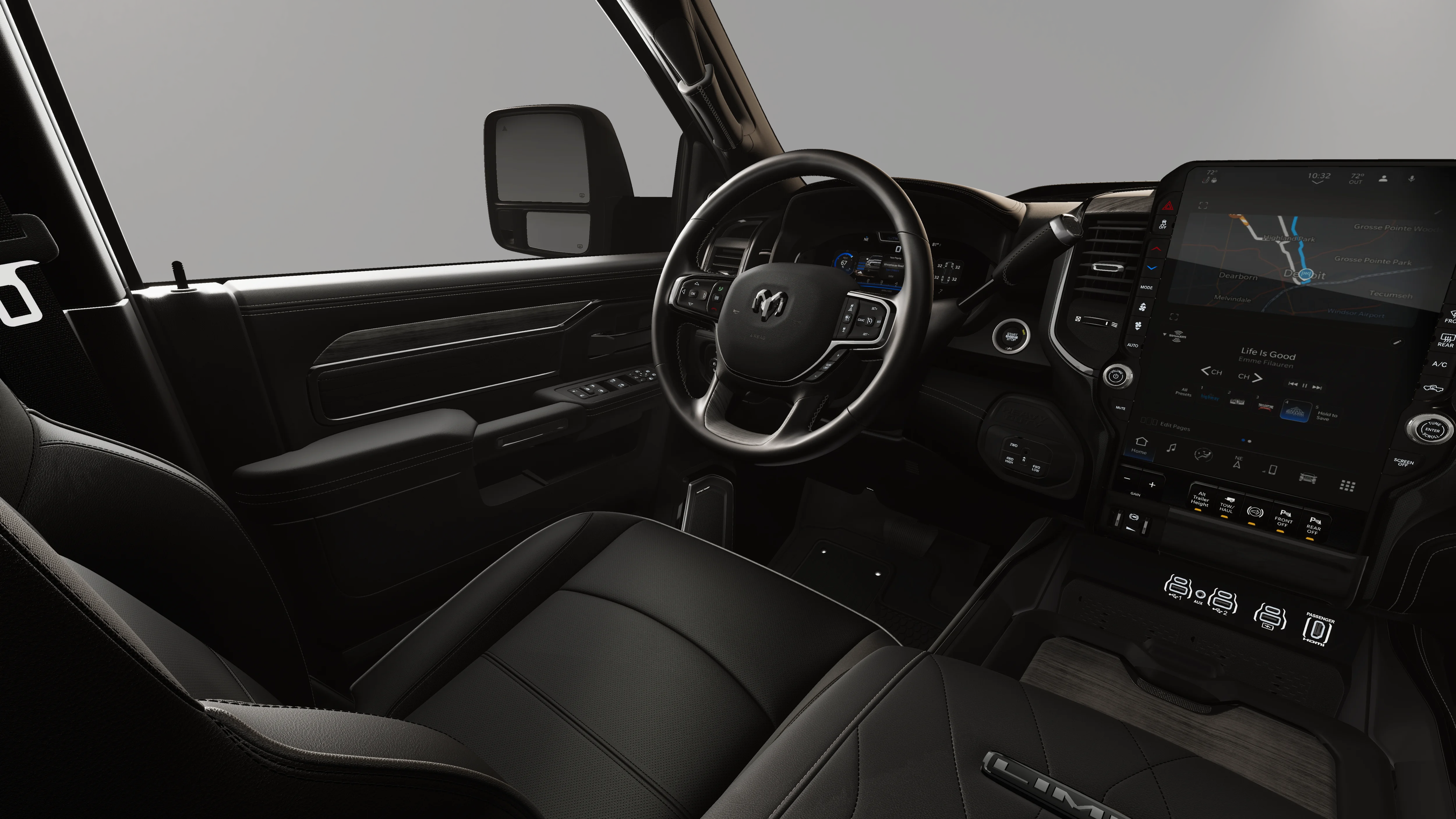 New 2026 Diamond Black Crystal Pearl-Coat Exterior Paint RAM Limited image 34