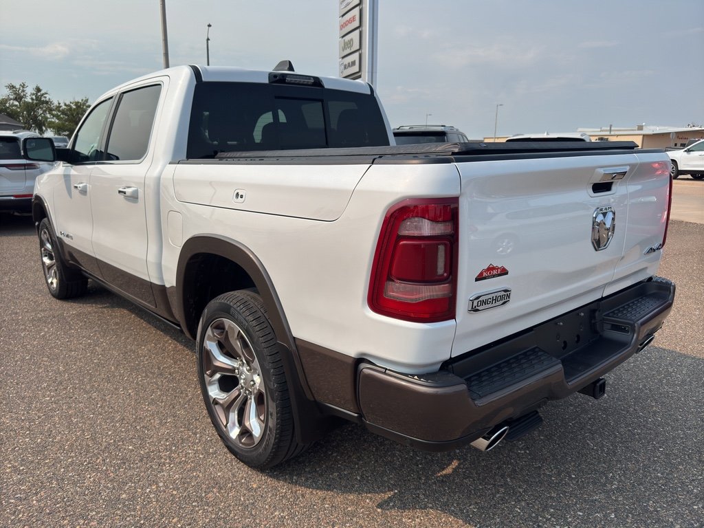 Used 2022 Ivory White Tri-Coat Pearlcoat Ram Longhorn image 9