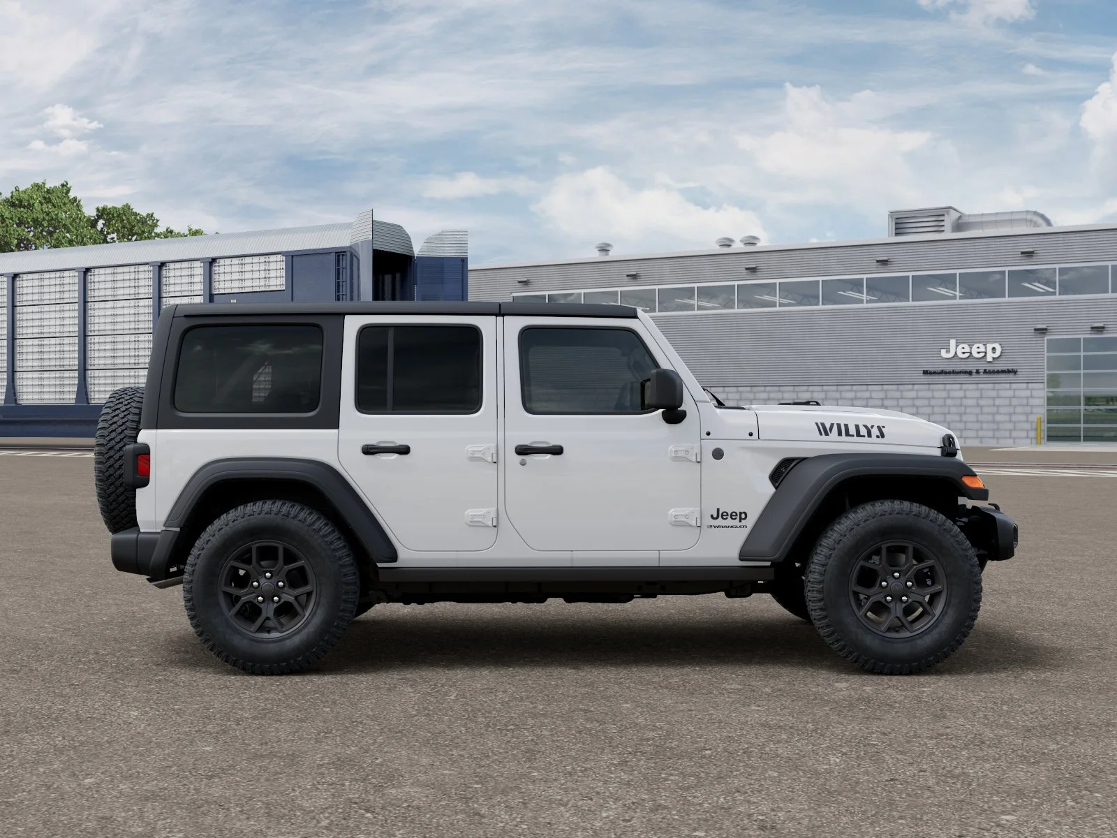 New 2026 Bright White Clear-Coat Exterior Paint Jeep Willys image 12