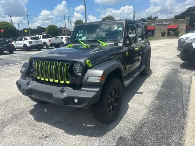 Used 2020 Gray Jeep Unlimited Willys image 3