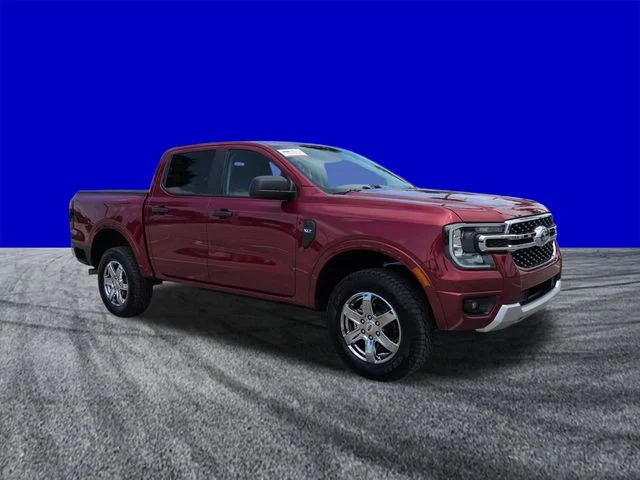 Certified Used 2025 Ruby Red Metallic Ford XLT image 2