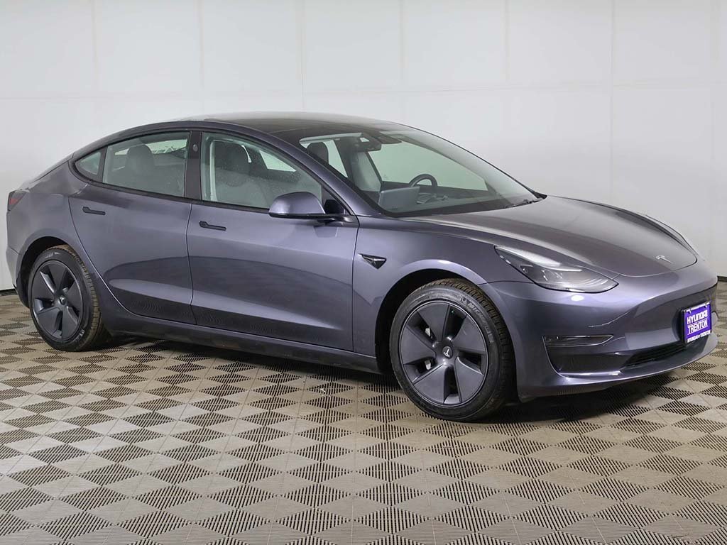 Used 2023 Tesla Model 3 Base with VIN 5YJ3E1EA2PF423485 for sale in Ewing Township, NJ