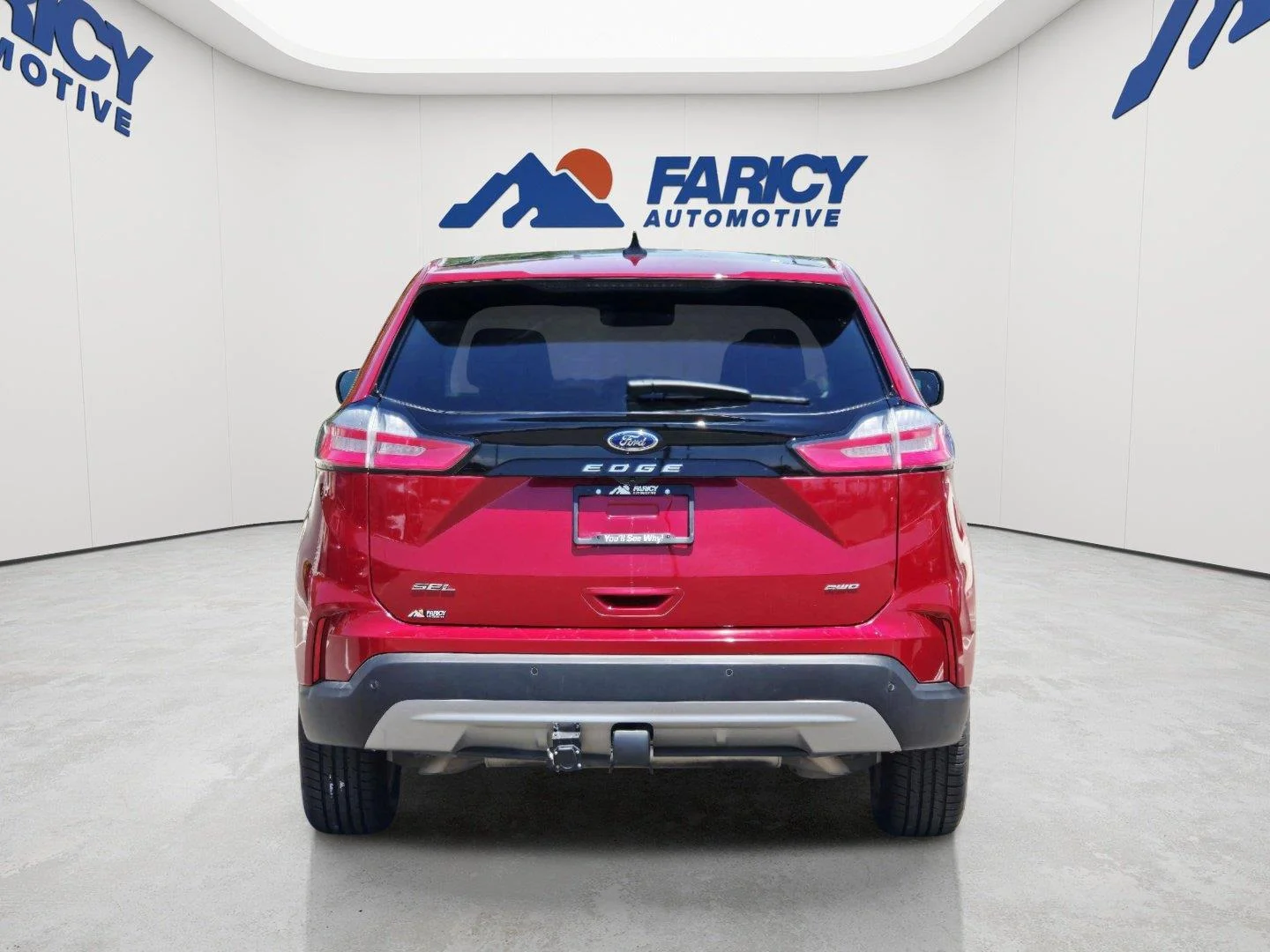 Used 2022 Rapid Red Metallic Tinted Clearcoat Ford SEL image 5