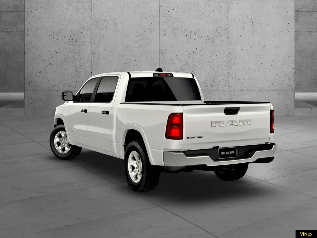 New 2026 Bright White Clear-Coat Exterior Paint RAM Big Horn/Lone Star image 4