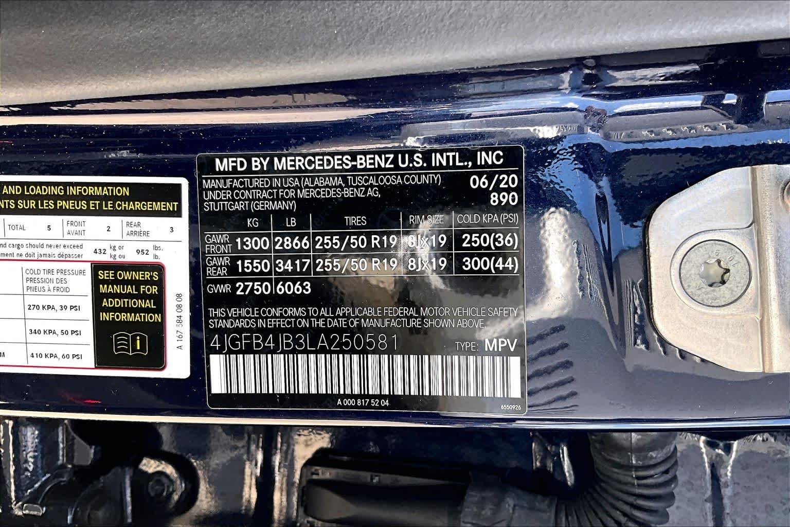 Used 2020 Lunar Blue Metallic Mercedes-Benz GLE 350 image 34