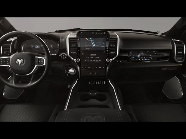 New 2026 Diamond Black Crystal Pearl-Coat Exterior Paint RAM Laramie image 6