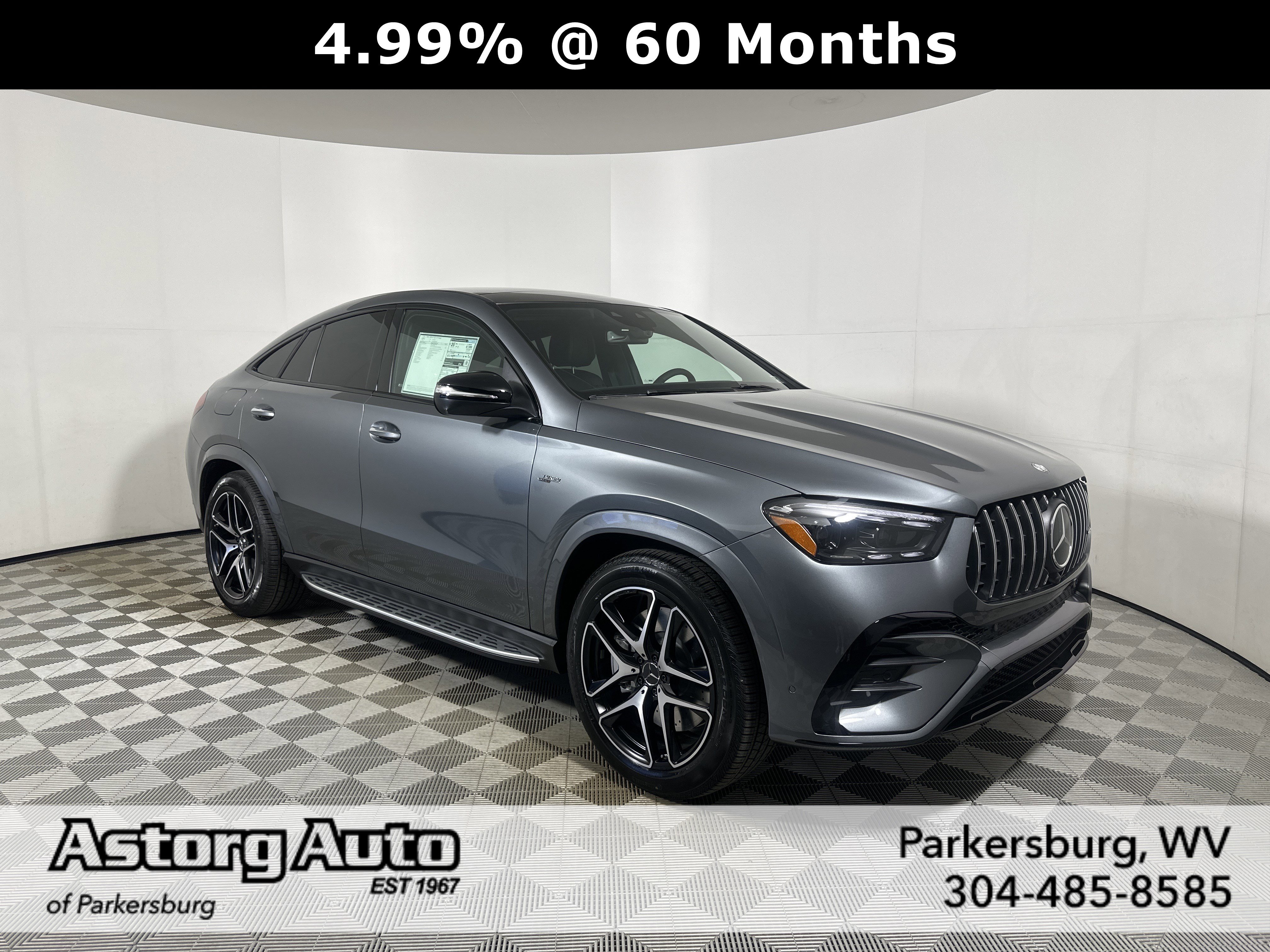 New 2026 Selenite Grey Metallic Mercedes-Benz AMG® GLE 53 4MATIC+ Coupe image 1