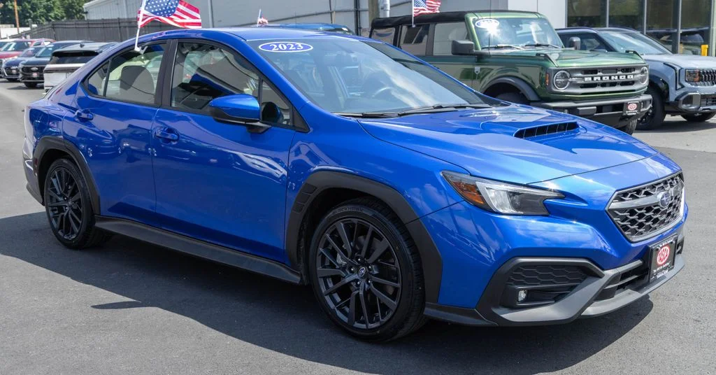 Used 2023 Blue Subaru Premium image 8