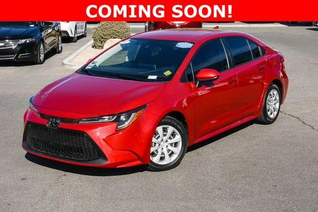Used 2021 Red Toyota LE image 9
