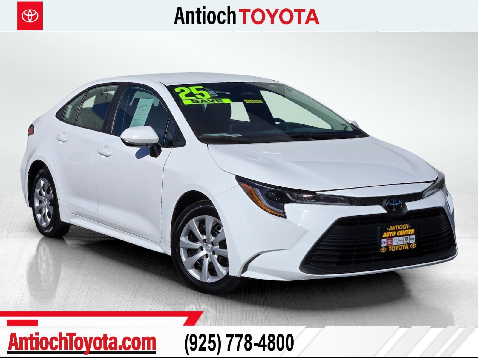 Used 2025 White Toyota LE image 1
