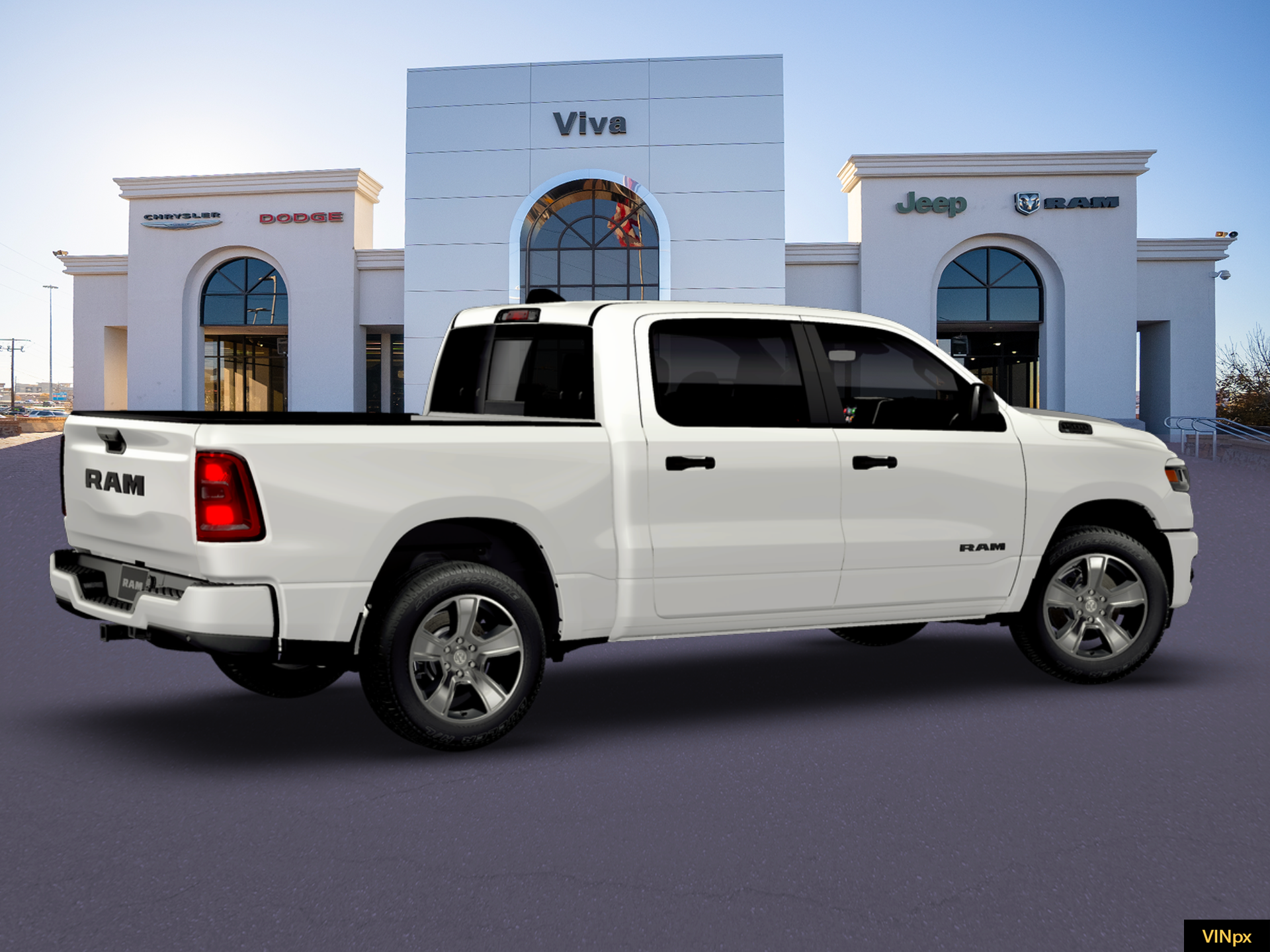New 2026 Bright White Clear-Coat Exterior Paint RAM  image 20
