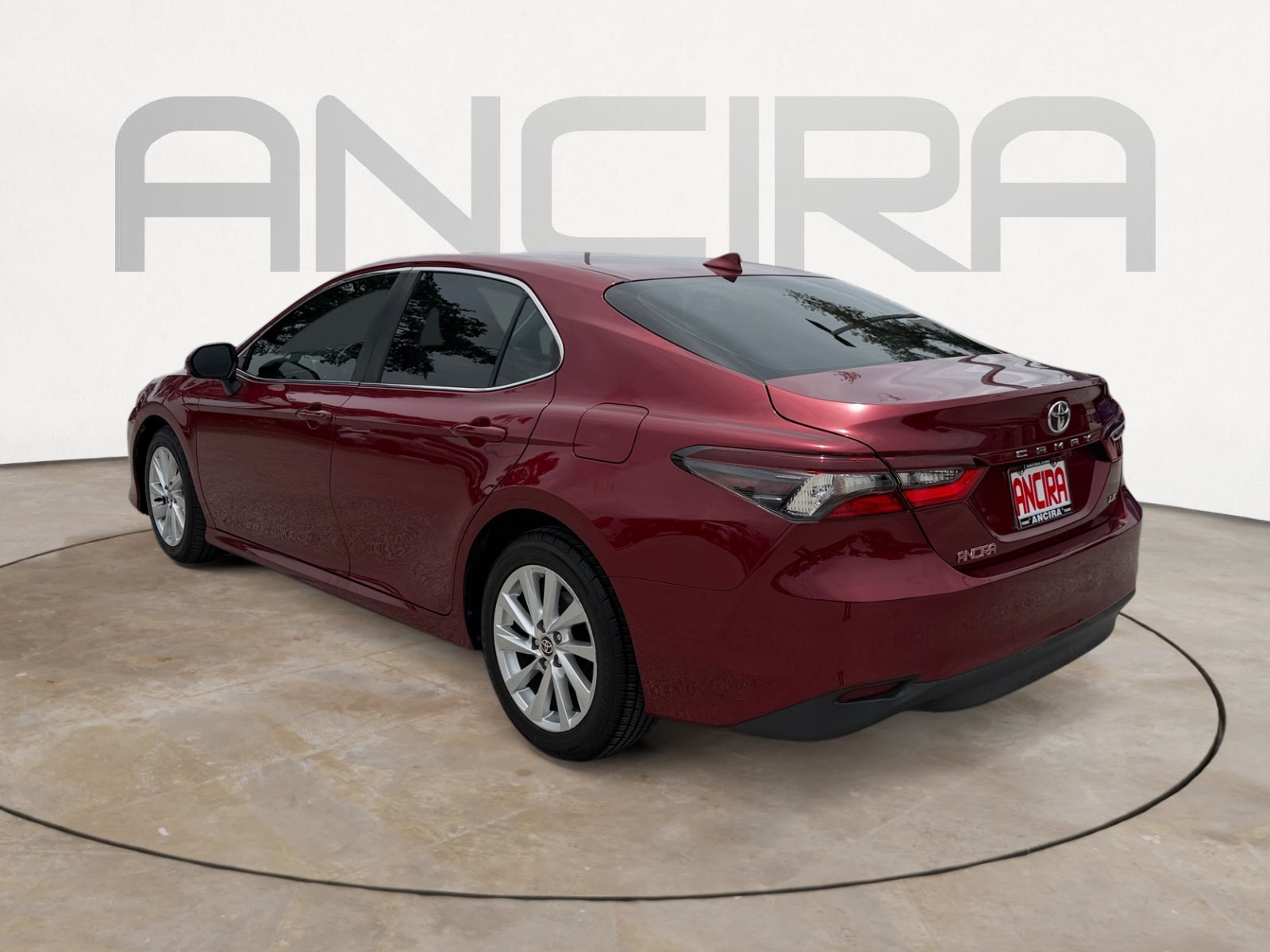 Used 2021 Supersonic Red Toyota LE image 8