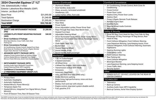 2024 Chevrolet Equinox AWD LT 1.5T's photo