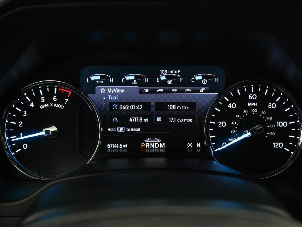 Used 2021 White Metallic Ford Limited image 23