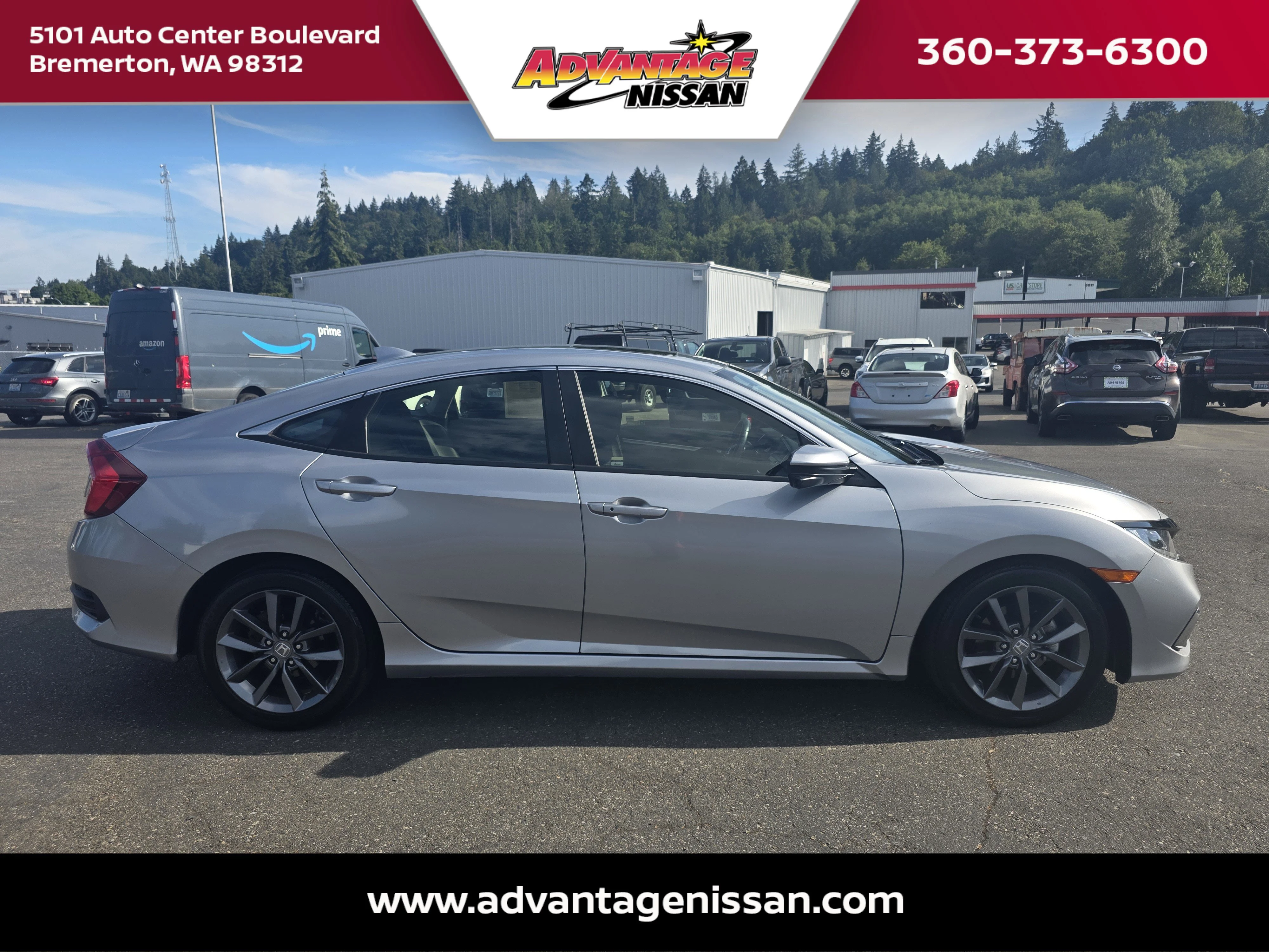 Used 2019 Silver Honda EX image 7