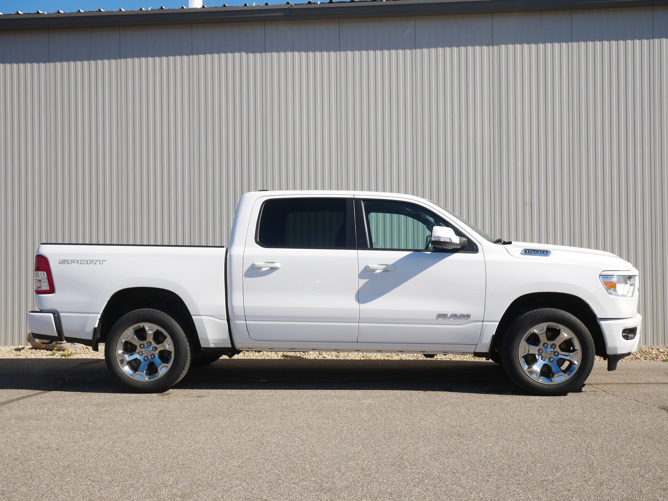 Used 2022 Bright White Clearcoat Ram Big Horn image 6