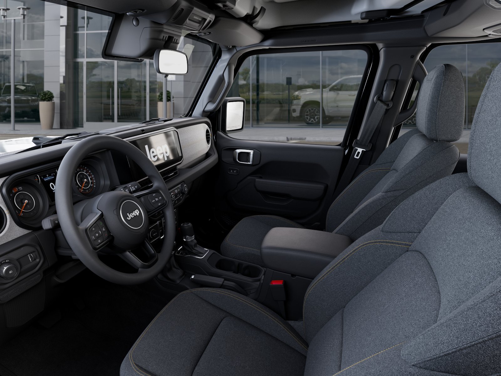 New 2026 Black Clearcoat Jeep Sport 4-Door image 48