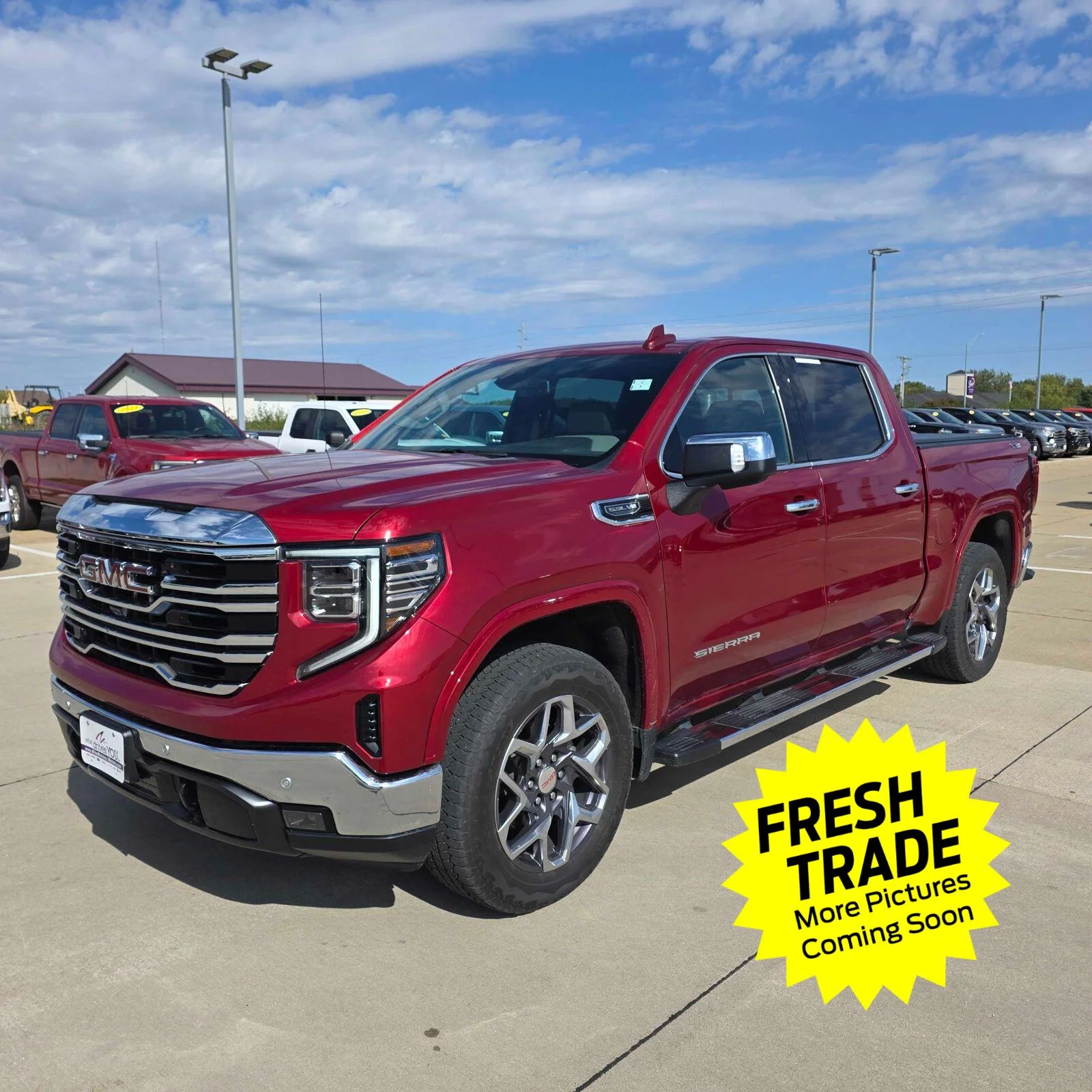 Used 2022 Cayenne Red Tintcoat GMC SLT image 1