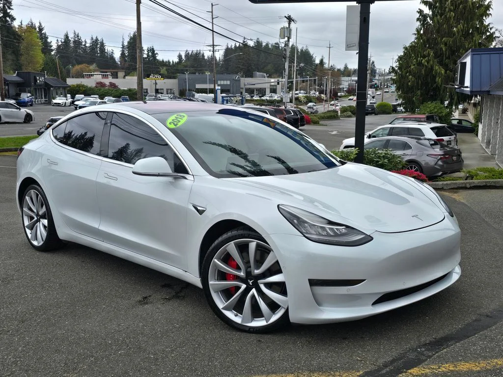 Used 2018 Tesla Model 3 Long Range Dual Motor with VIN 5YJ3E1EB3JF055821 for sale in North Bend, WA