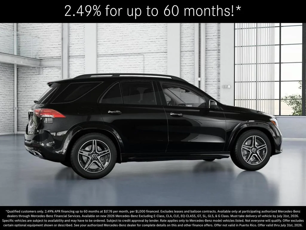 New 2026 Obsidian Black Metallic Mercedes-Benz GLE 350 image 60