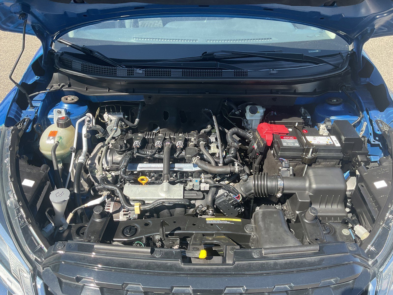 Used 2021 Electric Blue Metallic Nissan SV image 27