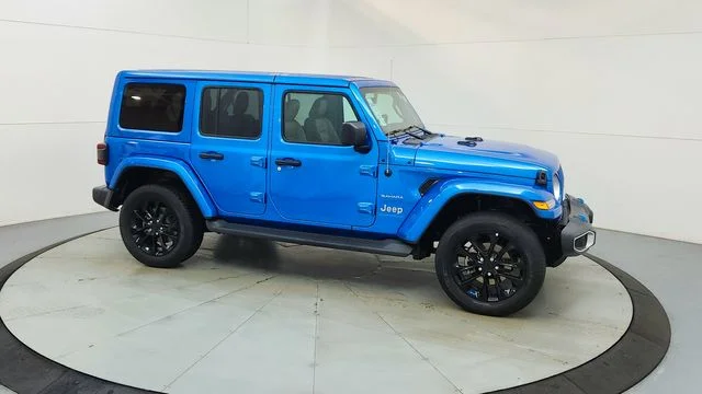 Used 2023 Blue Jeep Sahara 4xe image 13