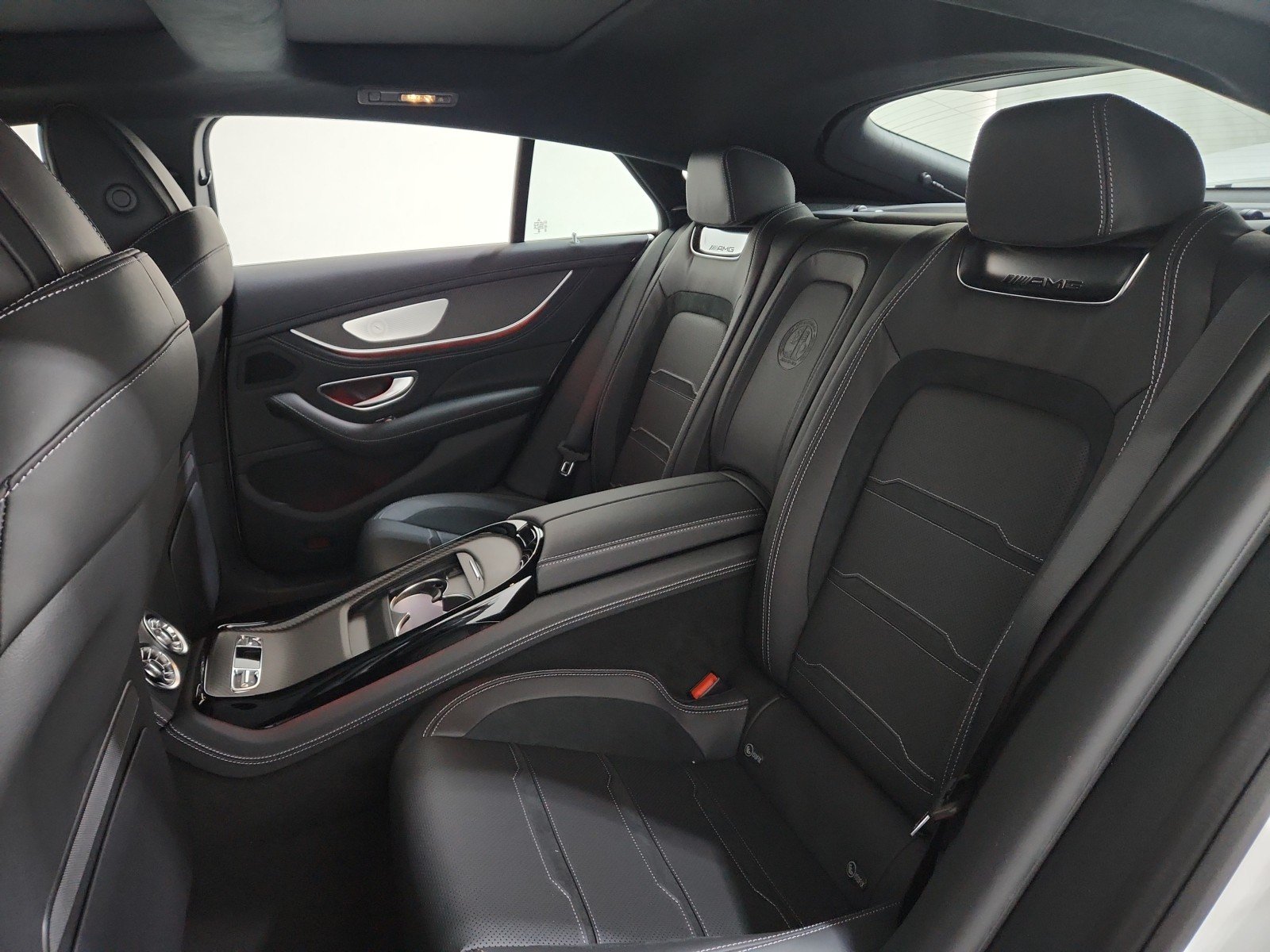 New 2026 MANUFAKTUR Moonlight White Metallic Mercedes-Benz AMG® GT 63 S E Performance 4-Door Coupe image 14